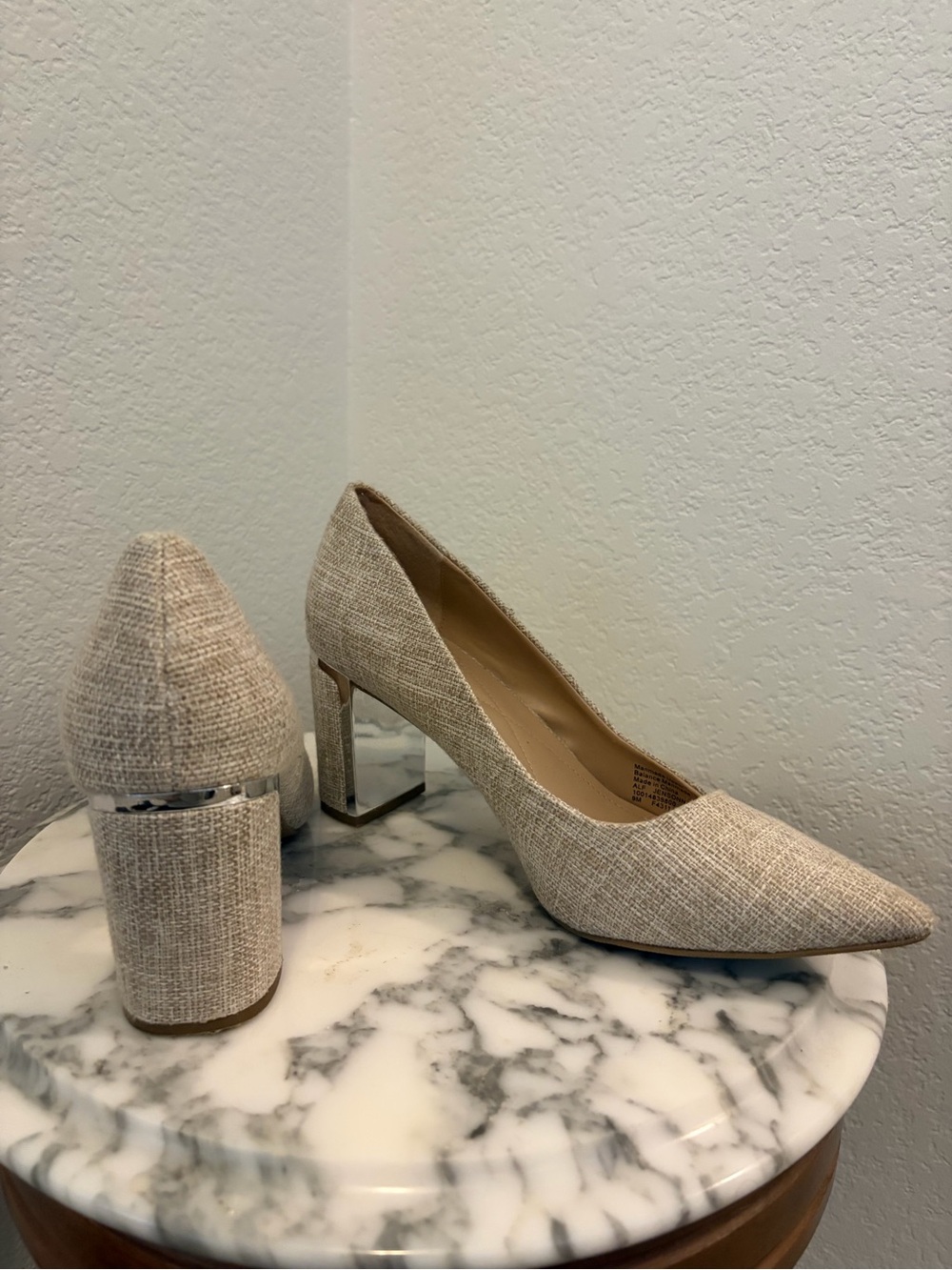 Alfani Mirror and Tweed Heel - Picture 7 of 7